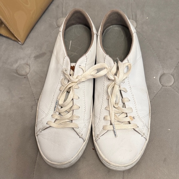 Cole Haan White Athletic Shoes - Picture 1 of 4